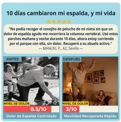 Alivio del dolor en parches